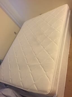 Selling queen sized mattress, dresser, and lamp ($250 if you want all) 2