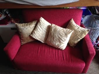 Selling red couch! $40 1