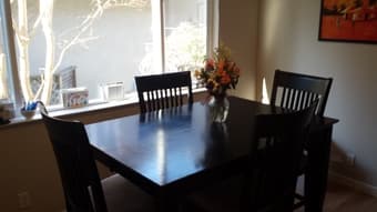 kitchen table & chairs - seats 4-6 people 1