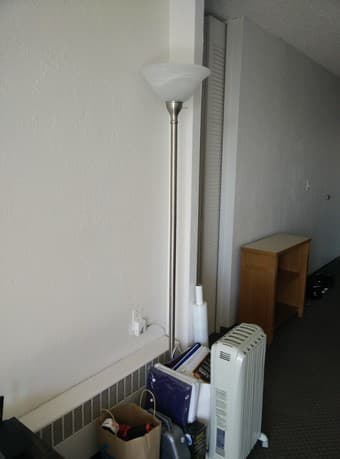 Beautiful Glass Floor Lamp for Sale - $29 1