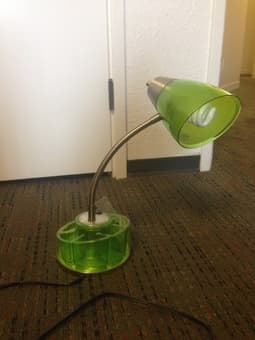 Green Desk Lamp $5 1
