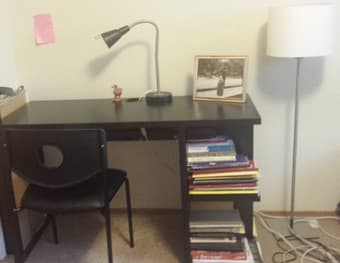 IKEA Desk, lamps for sale--must be gone by Sunday 2