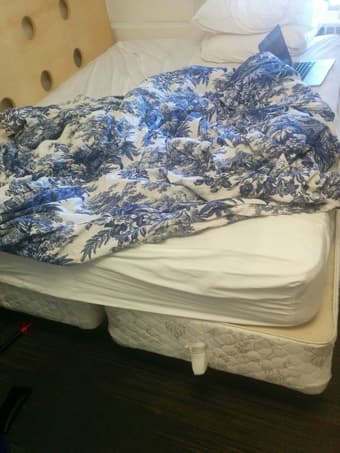 Queen bed and box springs for sale. 1