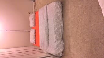 MOVING SALE ($85)--Mattress,pillows,bed sheet,pillowcases 3