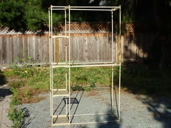 For sale: closet organizer / freestanding closet: $5 1