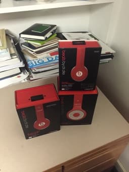 3 Pairs of Dr. Dre Beats Headphones - PROs, SOLOs, SOLOs HD 1