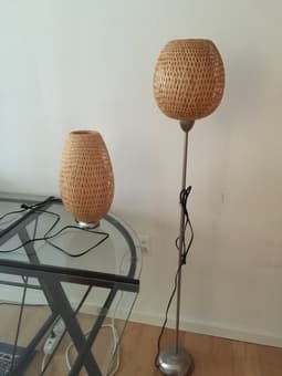 IKEA Boja table lamp and floor lamp 1