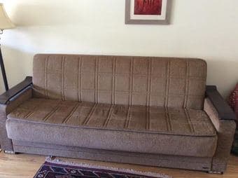 Queen size Sofa-bed with storage- Excellent condition- $400 1