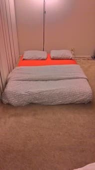 MOVING SALE($45)-Comforter,2pillows,bed sheet,2pillowcases,duvet cover 3