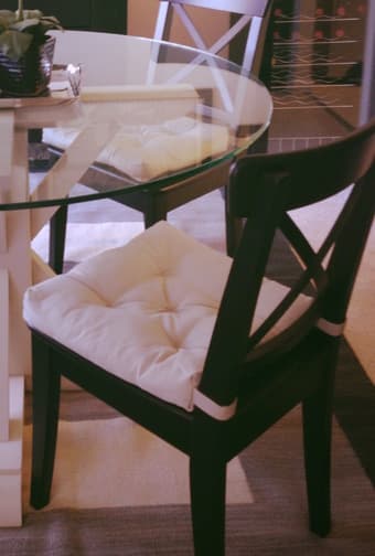 FOR SALE - 4 x INGOLF IKEA dining chair (brown-black), $80 1