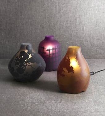 Koppar table lamp - black and gray - $10 1