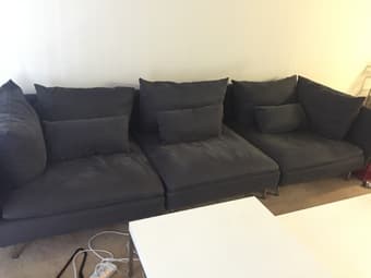 IKEA sofa, coffee table and TV stand for $450 1