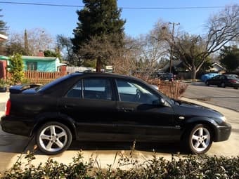 2003 Black Mazda Protege ES 5-Speed MANUAL, 77,352 miles, $3,300 2