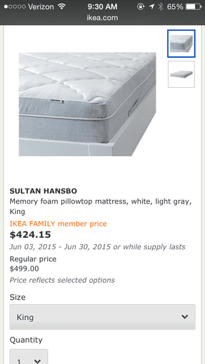 GREAT CONDITION IKEA KING SIZED BED AND HEADBOARD - NEED TO SELL ASAP 3