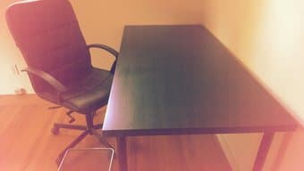 Selling IKEA Office Desk + Swivel Chair -- $120 2