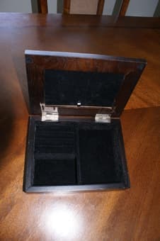Wooden jewelry box photo fame - $10 2
