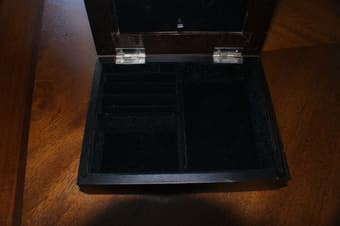 Wooden jewelry box photo fame - $10 3