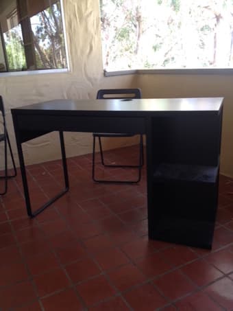 Black desk - $20 1