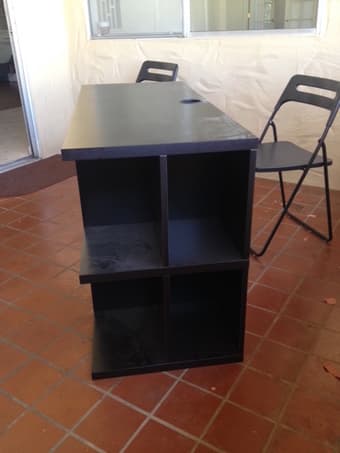 Black desk - $20 2
