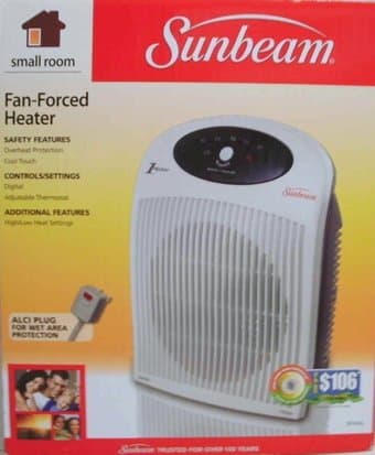 Sunbeam Fan Heater 1