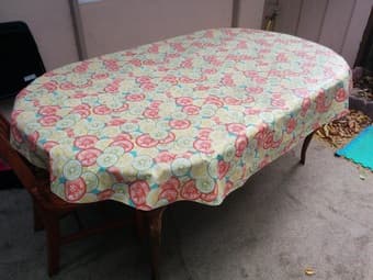 Outdoor table, $20 2