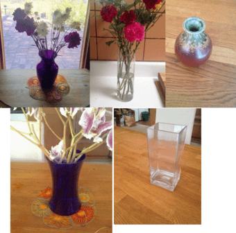 $5 sale! vases, mirrors, lamp 1