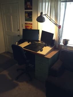 Compact Desk with Drafting top $50 OBO 1