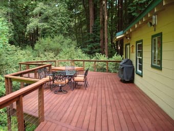master bedroom available --- in the redwoods near the ocean! 1