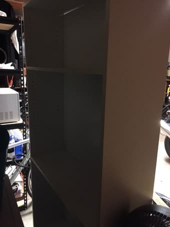 large white bookshelf $20 1