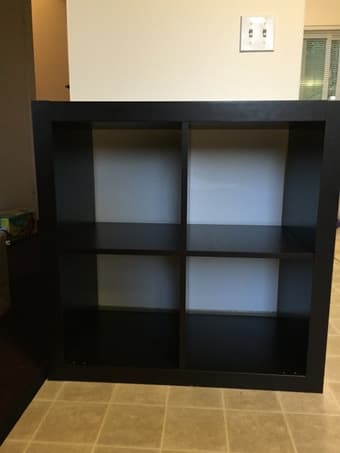 IKEA KALLAX Shelving Unit with 4 KNIPSA Baskets - $50 3