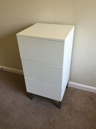 IKEA Lilangen 3 drawer cabinet $80 1