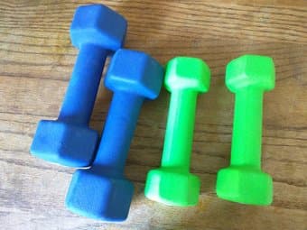 selling Dumbbells 5lb & 3lb (2x each) 1