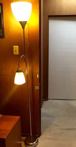 moving sale -- floor lamps and desk chair only $10 each!! 1