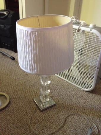 Moving sale: table lamps, massage seat topper 2