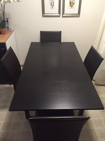 Ikea BJURSTA Extendable Dining Table - $75 3