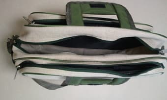 Jute laptop bag $20 2