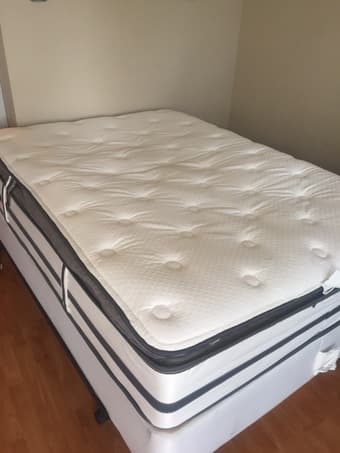 Beautyrest double full mattress and boxspring - $125 1