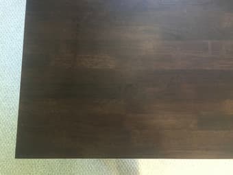 Modern dark wood dining/kitchen table 2