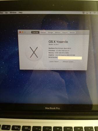 SELLING: 13" MACBOOK PRO (2011, 8GB RAM, 320HDD) - $500 1