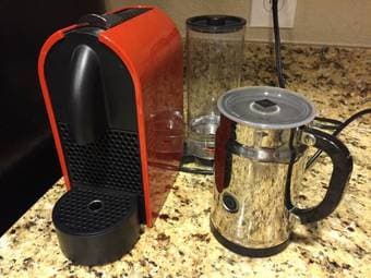 Nespresso U D50 Espresso Machine and Aeroccino+ Foam Maker - $105 1