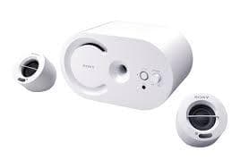 Sony: SRS-D25 Multi-Channel Portable Speakers (White) -- $40 1