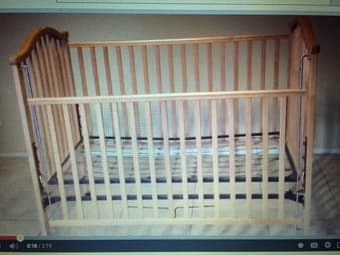 simmons baby crib $30 2