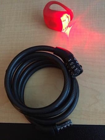 Bike lock and lighting 1