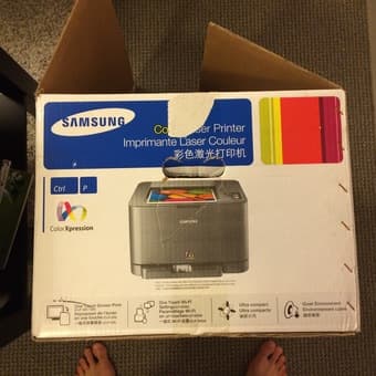 Used Samsung Color Laser Printer CLP-325W $125 2