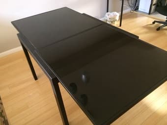 Contemporary Extendable Dining Table + 4 Chairs - $280 2