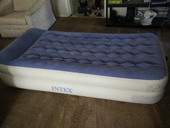Twin-sized Intex air mattress + electric airbed pump for $15 2