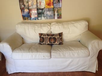 IKEA Ektorp couch (2-seater, dorm-sized) 1
