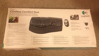 Logitech Cordless Comfort Duo Black ($25) 2
