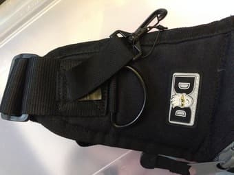 DiaperDude- Diaper Bag Black&Gray-Used - $20 2