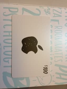 $100 Apple app store gift card- For $92 2